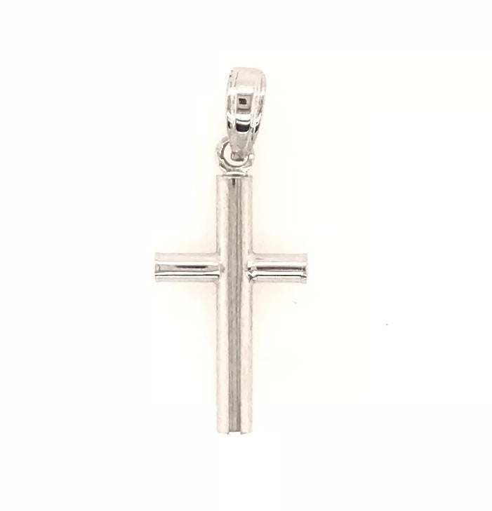 18ct White Gold CROSS  4