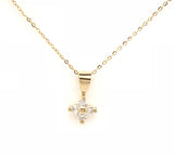 18ct Yellow Gold Diamond Pendant 