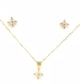 18ct Yellow Gold Diamond Pendant 